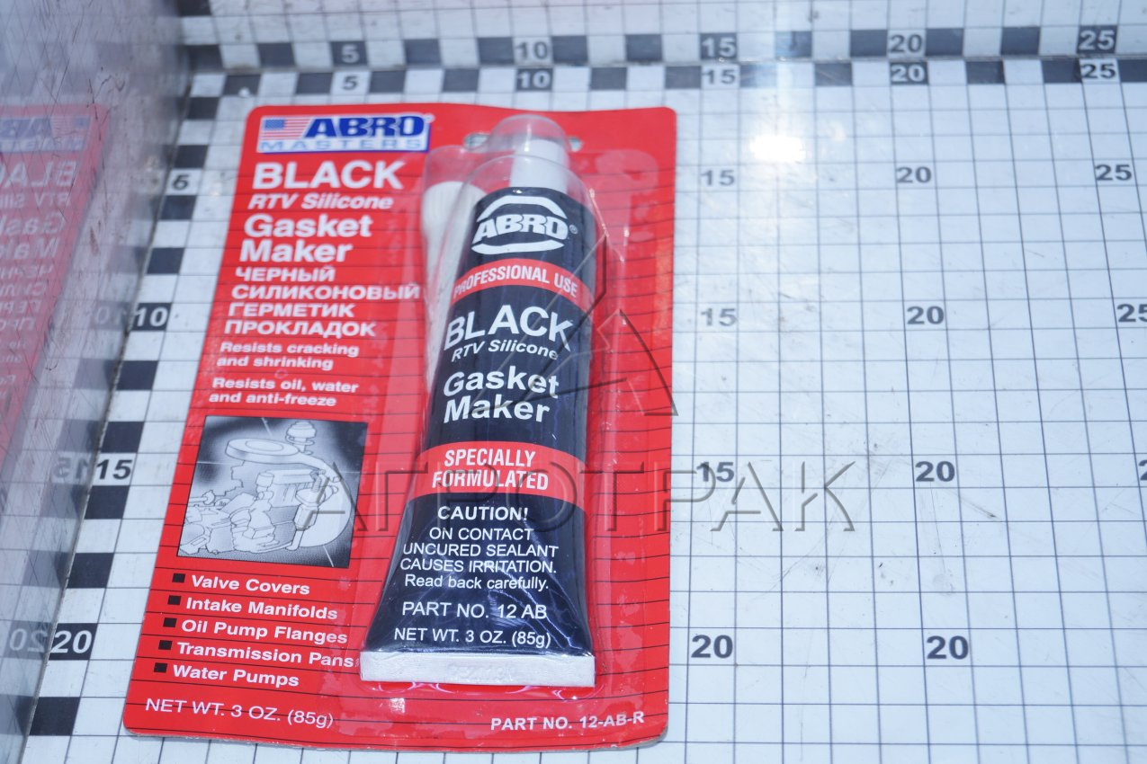 Герметик-прокладка (черный) "ABRO" 85 гр.